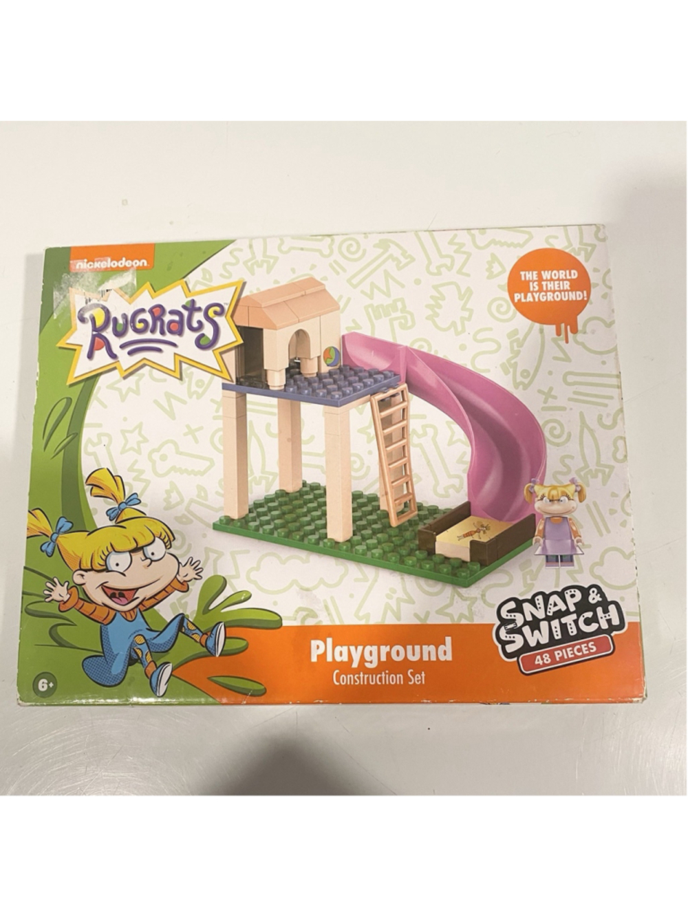 Rugrats Playground Construction Set 48pc Angelica Snap & Switch 2021